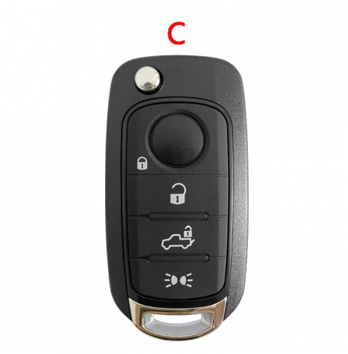 4 Button remote key shell for Fiat Egea 500 500x