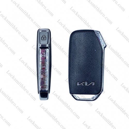 LockSmithbro 4 Button Kia Smart Key Shell With Logo   Model A