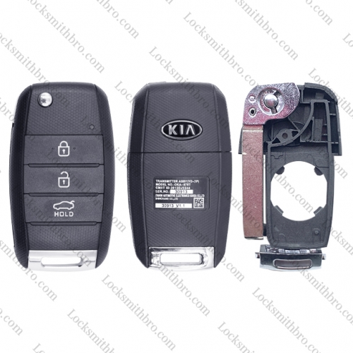 3Button KIA remote key shell with logo