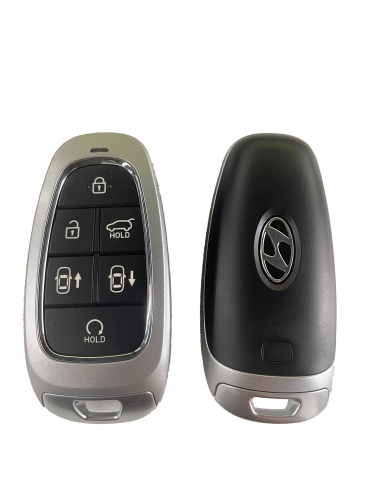 6 Button For T-Hyundai Remote Key Shell With Logo