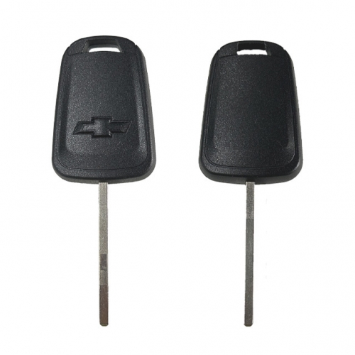 Chevrolet Transponder Key Shell With Logo And Chip Place