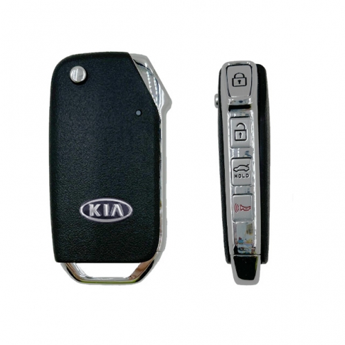 4Button KIA Flip remote key shell with logo