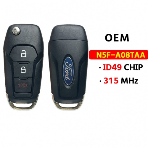 OEM Smart Key For Ford 315MHZ ID49chip FCC ID: N5F-A08TAA