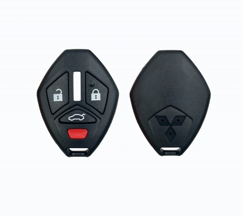 NO Blade 3+1 Button Mit-subishi Remote Key Shell With LOGO