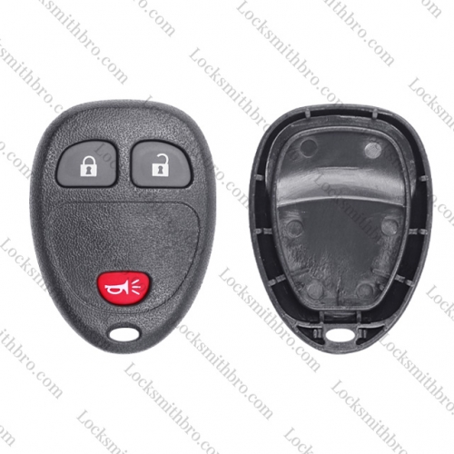 LockSmithbro GM 3Button Remote Key Shell Without Battery Place