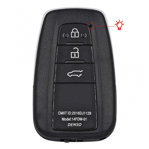 3 Buttons Remote Car Key Shell for T-Toyota smart modified shell KD/K518/VVDI XM38 smart shell （SUV）