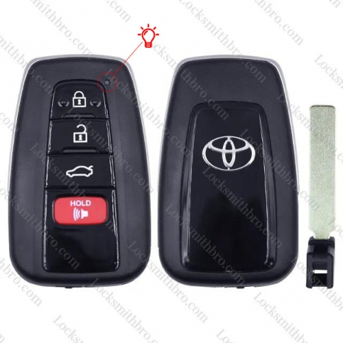 4 Buttons Remote Car Key Shell  for T-Toyota smart modified shell KD/K518/VVDI XM38 smart shell