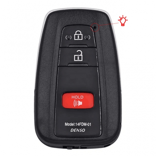 2+1 Buttons Remote Car Key Shell for T-Toyota smart modified shell KD/K518/VVDI XM38 smart shell