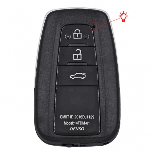 3 Buttons Remote Car Key Shell for T-Toyota smart modified shell KD/K518/VVDI XM38 smart shell