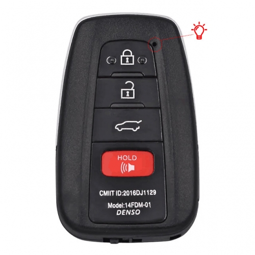 4 Buttons Remote Car Key Shell Case Fob for T-Toyota  smart modified shell  KD/K518/VVDI XM38 smart shell （SUV）