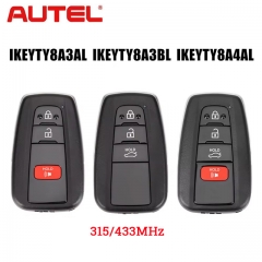 AUTEL IKEYTY8A3AL/IKEYTY8A3BL/IKEYTY8A4AL 315/433 MHz Smart Key Used with KM100 KM100E IM508 IM608 PRO