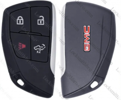 4 button GMC smart car Key Shell with logo (pk button)