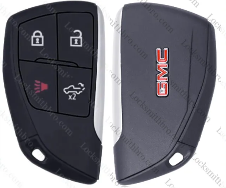 4 button GMC smart car Key Shell with logo (pk button)