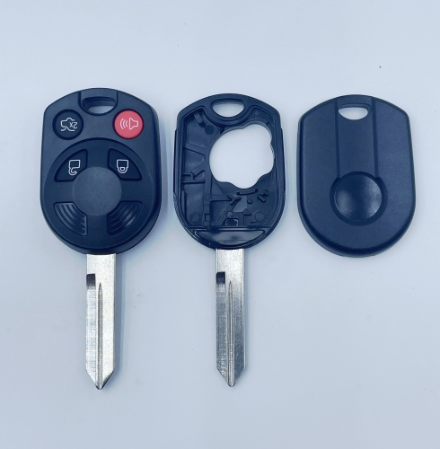 4button Ford Remote key shell with logo