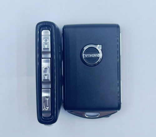 3+1 Button Volvo Smart Key  Shell with Logo