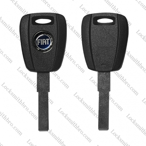 LockSmithbro With Blue Logo Fiat Transponder Key Shell