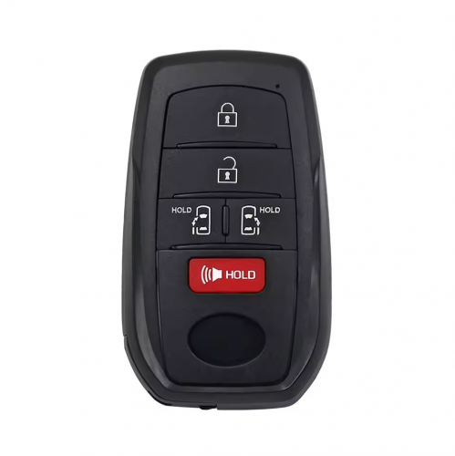 4+1Button  T-Toyota smart Key Shell with Logo