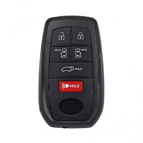 5+1Button  T-Toyota smart Key Shell with Logo