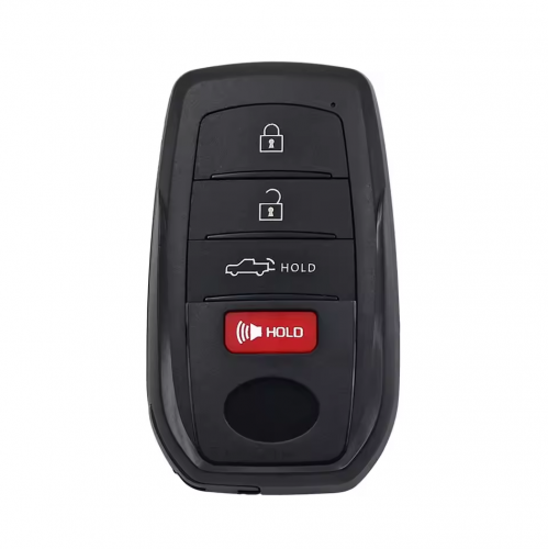 3+1Button PK T-Toyota smart Key Shell with Logo