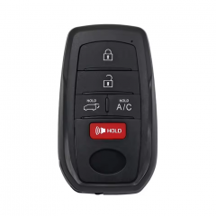 4+1Button  T-Toyota smart Key Shell with Logo