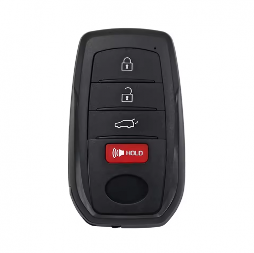 3+1Button SUV T-Toyota smart Key Shell with Logo