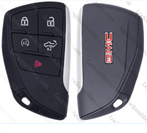 5 button GMC smart car Key Shell with logo (pk button)