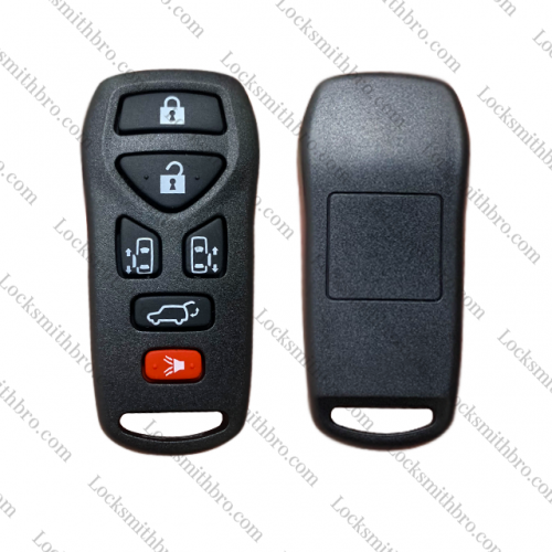 LockSmithbro 6Button  T-Nissan  Remote Key shell