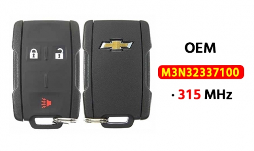 OEM 3 Button Chevrolet Keyless Entry Remote 315MHZ  FCC：M3N32337100