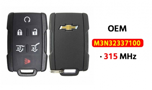 OEM 5 Button Chevrolet Keyless Entry Remote 315MHZ  FCC：M3N32337100