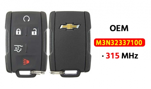 OEM 5 Button Chevrolet Keyless Entry Remote 315MHZ  FCC：M3N32337100