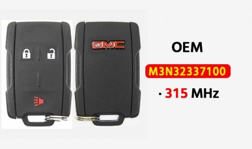 OEM 3Button GMC Keyless Entry Remote key 315Mhz FCC：M3N32337100