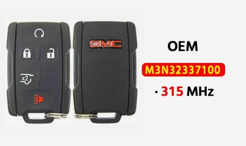 OEM 5Button GMC Keyless Entry Remote key 315Mhz FCC：M3N32337100