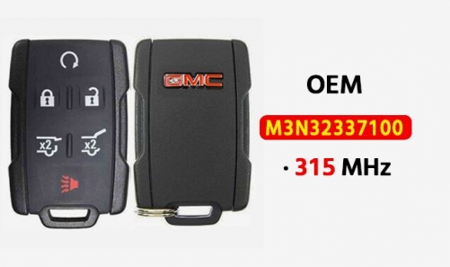 OEM 5Button GMC Keyless Entry Remote key 315Mhz FCC：M3N32337100