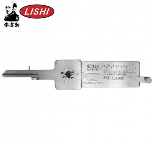 LockSmithbro Lishi NSN14 -Nissan Infiniti / 10-Cut / Reader & Decoder / AG