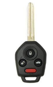 4 Button Subaru Remote Shell With Button Part With Chip Place without LOGo