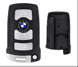 BMW 7 Series E65 E66 E67 E68 745i 745Li 750i 750Li 760i 7 Remote Key With Small Key 4 Button Fob Case Car Key Shell without battery base