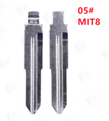 LockSmithbro Metal Blank Uncut Flip KD Remote Key Blade Type05# for Great Wall for  S-uzuki Wagon R for Chevrolet Spark