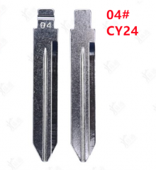 LockSmithbro replacement car key remote metal blank uncut blade CY24 type 04# for 300C