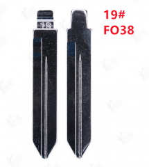 LockSmithbro KD 19# KD Remote Uncut Blank Metal Blade Type #19 FO38 for Ford Mercury in USA Remote Car Key Remote Blade