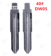 LockSmithbro 40# DWO5 CH1 left side Metal Uncut Blank Flip Remote Key Blade For Chevrolet EPICA Buick Opel for keydiy KD xhorse VVDI