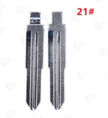 LockSmithbro Type 21# Metal Blank TOY41 Key Blade Car Replacement Flip Floding Remote Uncut Car Key Blade For Corona