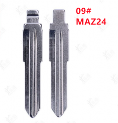 LockSmithbro Metal Blank Uncut Flip #09 MAZ24 Universal KD VVDI Remote Flip Blade for Mazda