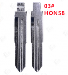 LockSmithbro Remote modified car Flip key blade 03# for Old Honda Accord 2.3L legend Cutlass old CIVIC Buick Excell Chevrolet Lova Spark