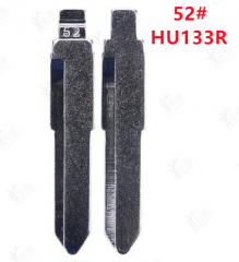 LockSmithbro 52# HU133R Metal Uncut Blank Flip Remote Key Blade For S-uzuki Swift