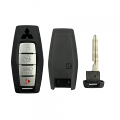 3+1 Button T-Mitsubishi Smart Key Shell With LOGO