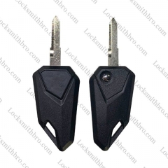 No Button Motorcycle Key Shell with Blade
