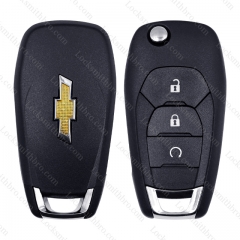 Chevrolet 3 button remote key shell with logo