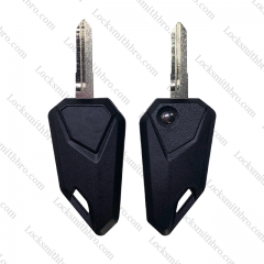 No Button Motorcycle Key Shell with Blade