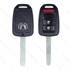 LockSmithbro 3 Button With Panic Honda Remote Key Shell