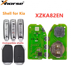 Xhorse XZKA82EN Universal PCB Board for T-Hyundai & for Kia Models VVDI Smart Remote 3/4 Button with Key Shell